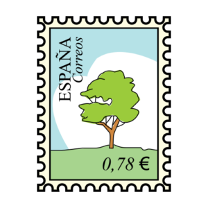 stamp (for a letter)